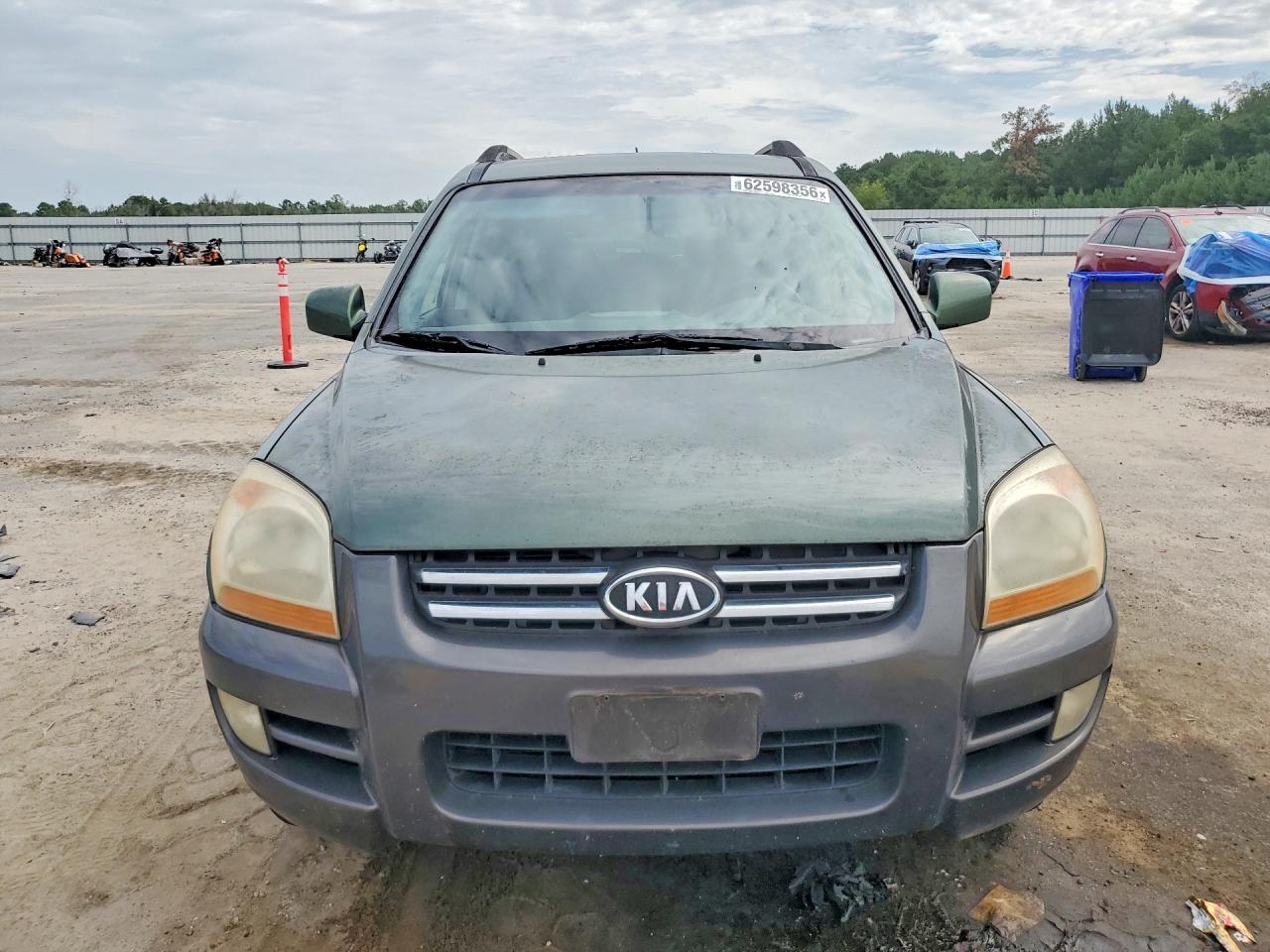 2007 Kia Sportage Lx Зеленый vin: KNDJF723577341978