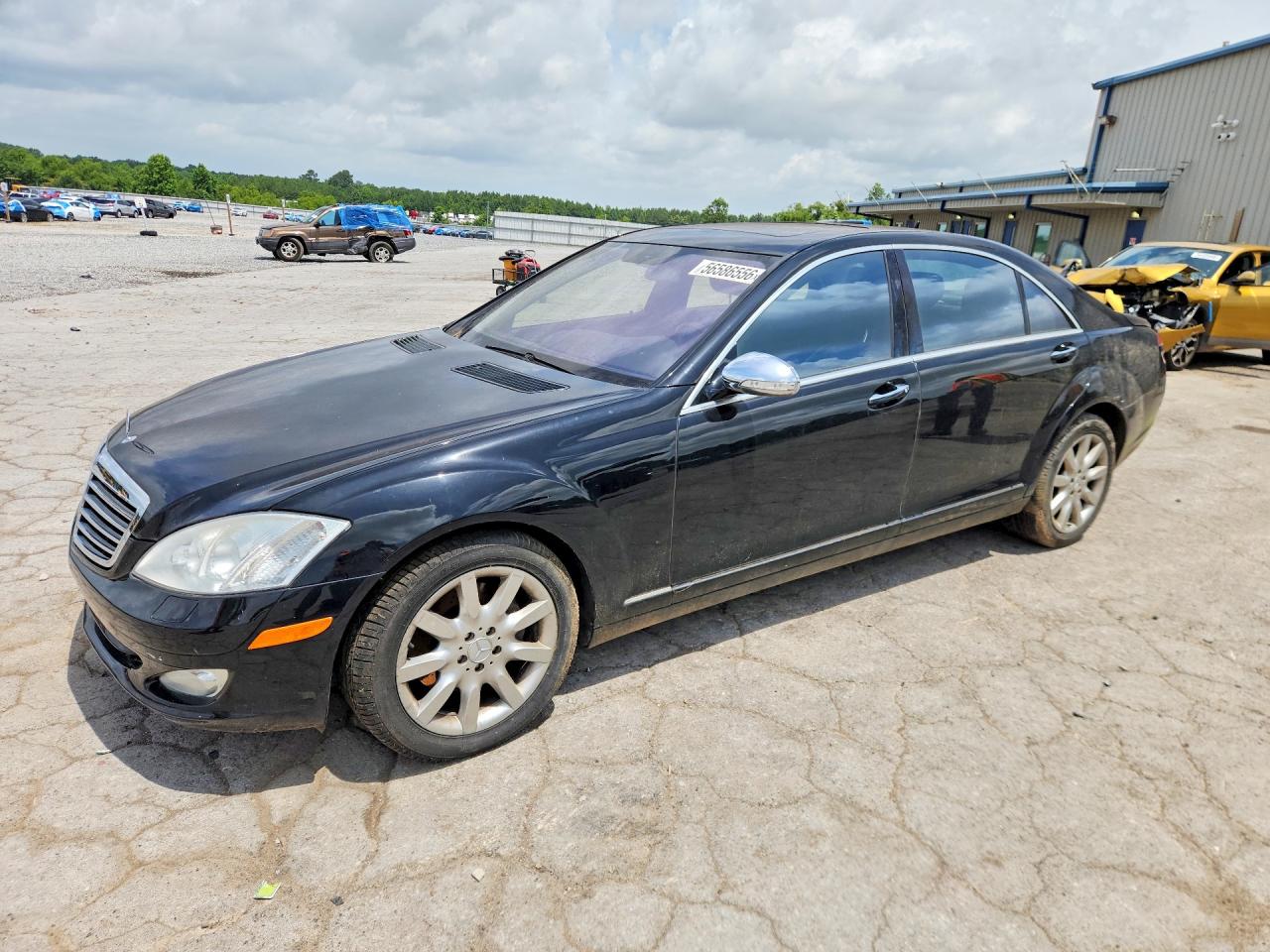 2007 Mercedes-benz S 550 Black vin: WDDNG71XX7A058083