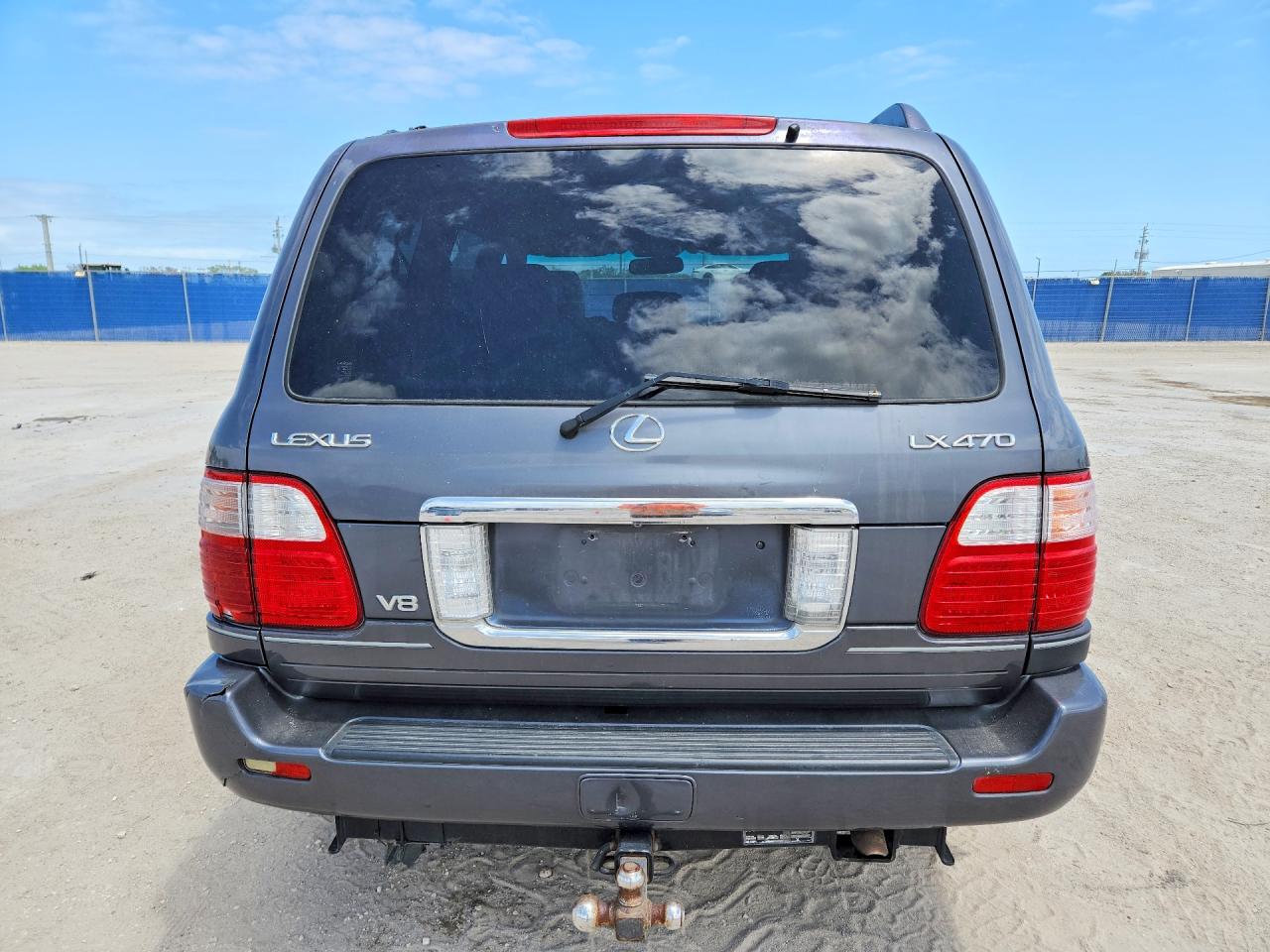 2005 Lexus Lx 470 Gray vin: JTJHT00W453549086