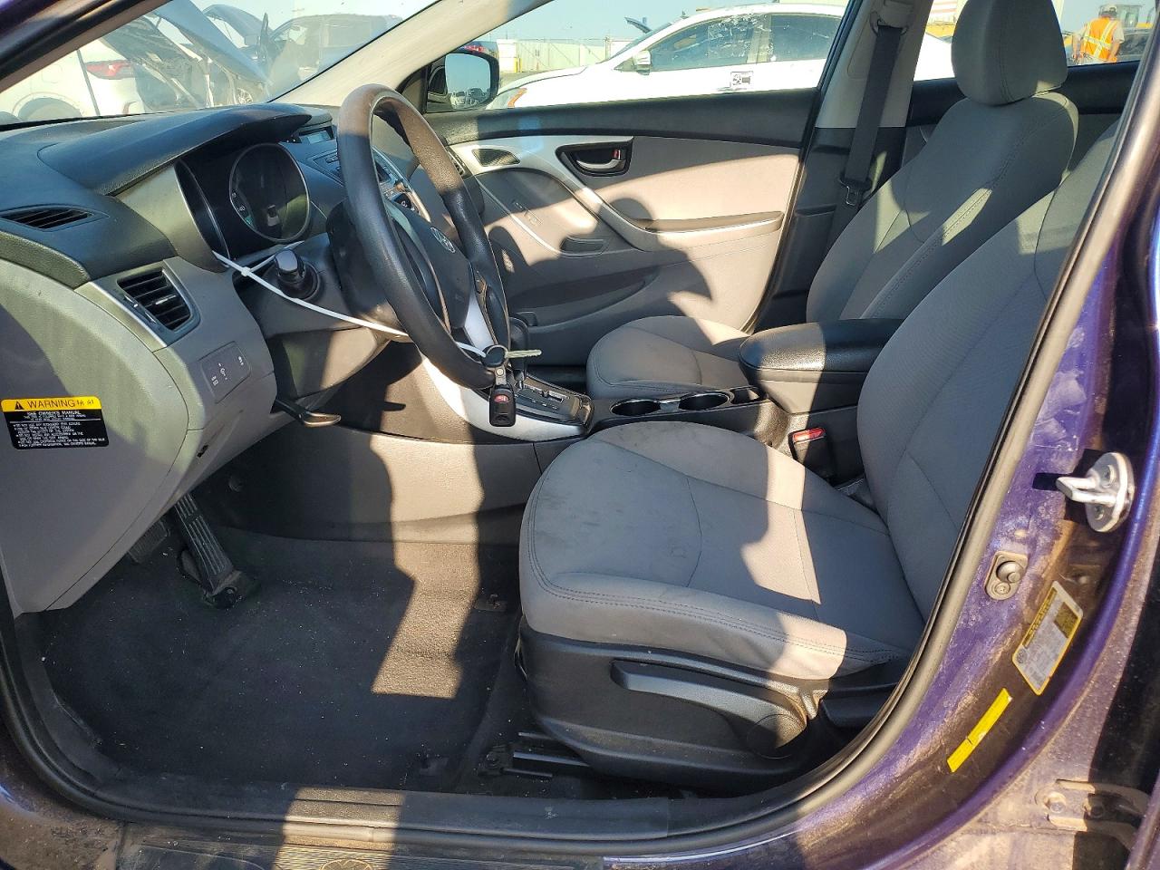 2013 Hyundai Elantra Gls Blue vin: 5NPDH4AE0DH436366