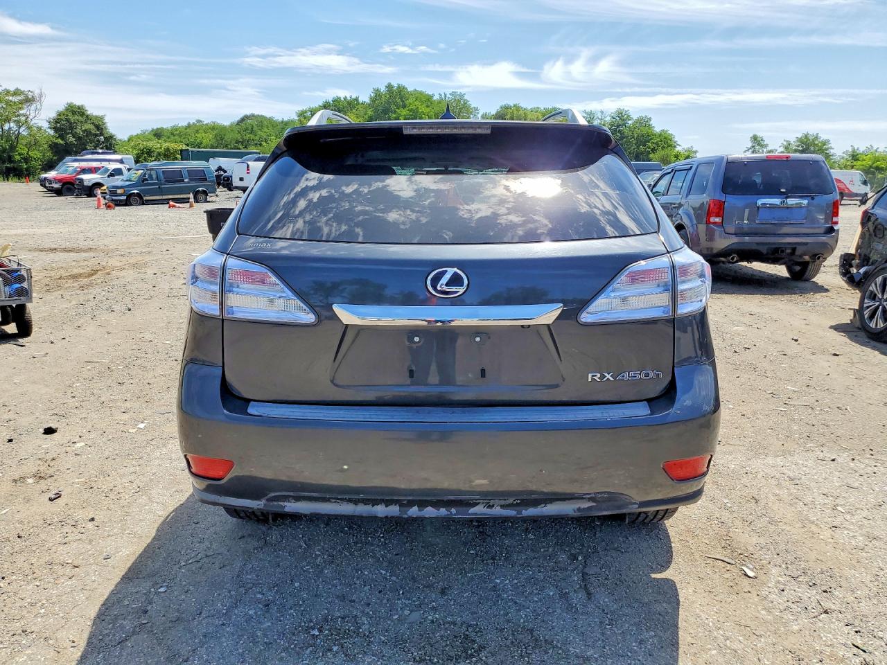 2011 Lexus Rx 450h Charcoal vin: JTJBC1BA6B2042219