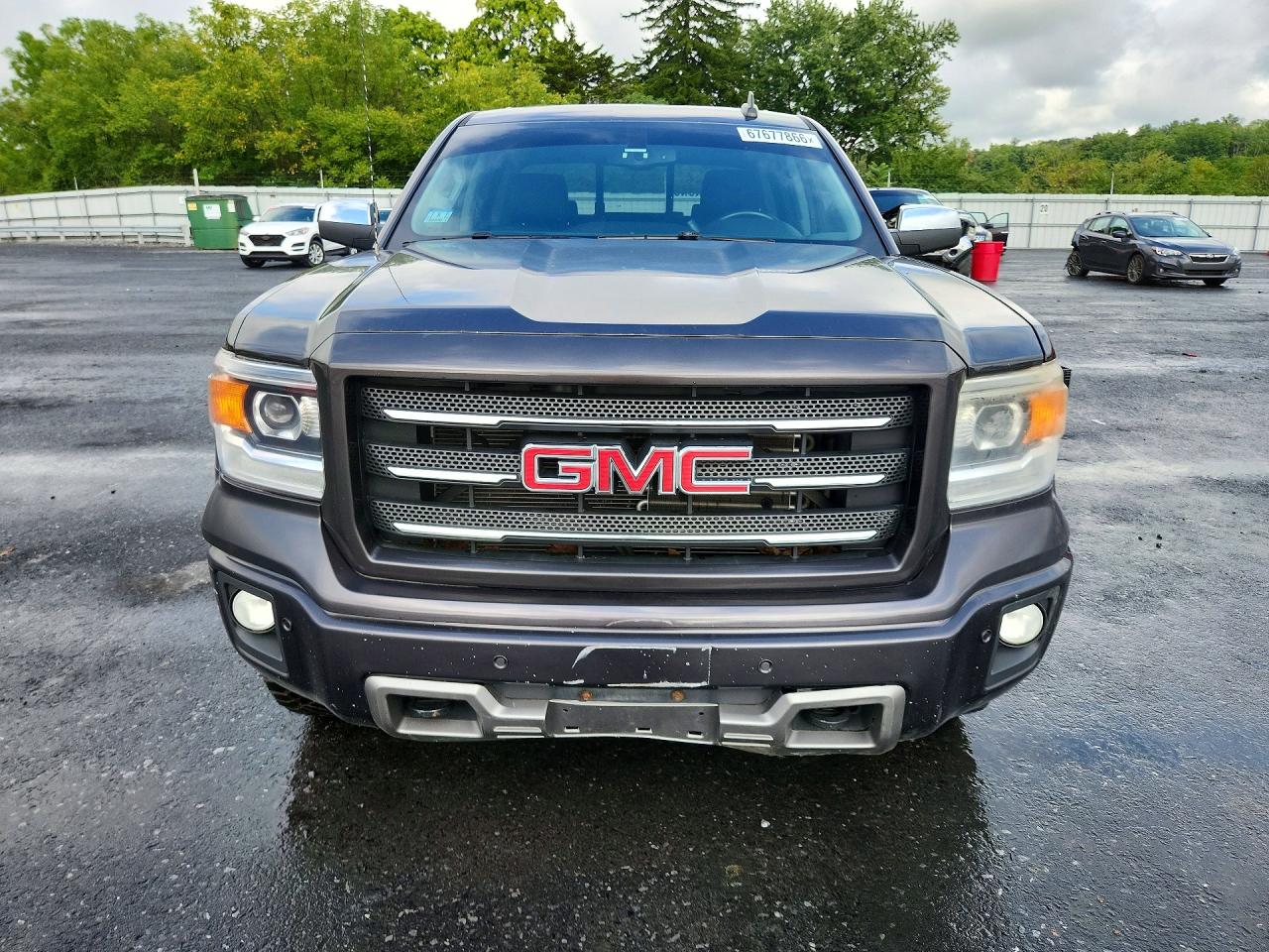 2015 Gmc Sierra K1500 Slt Gray vin: 3GTU2VEC0FG332634