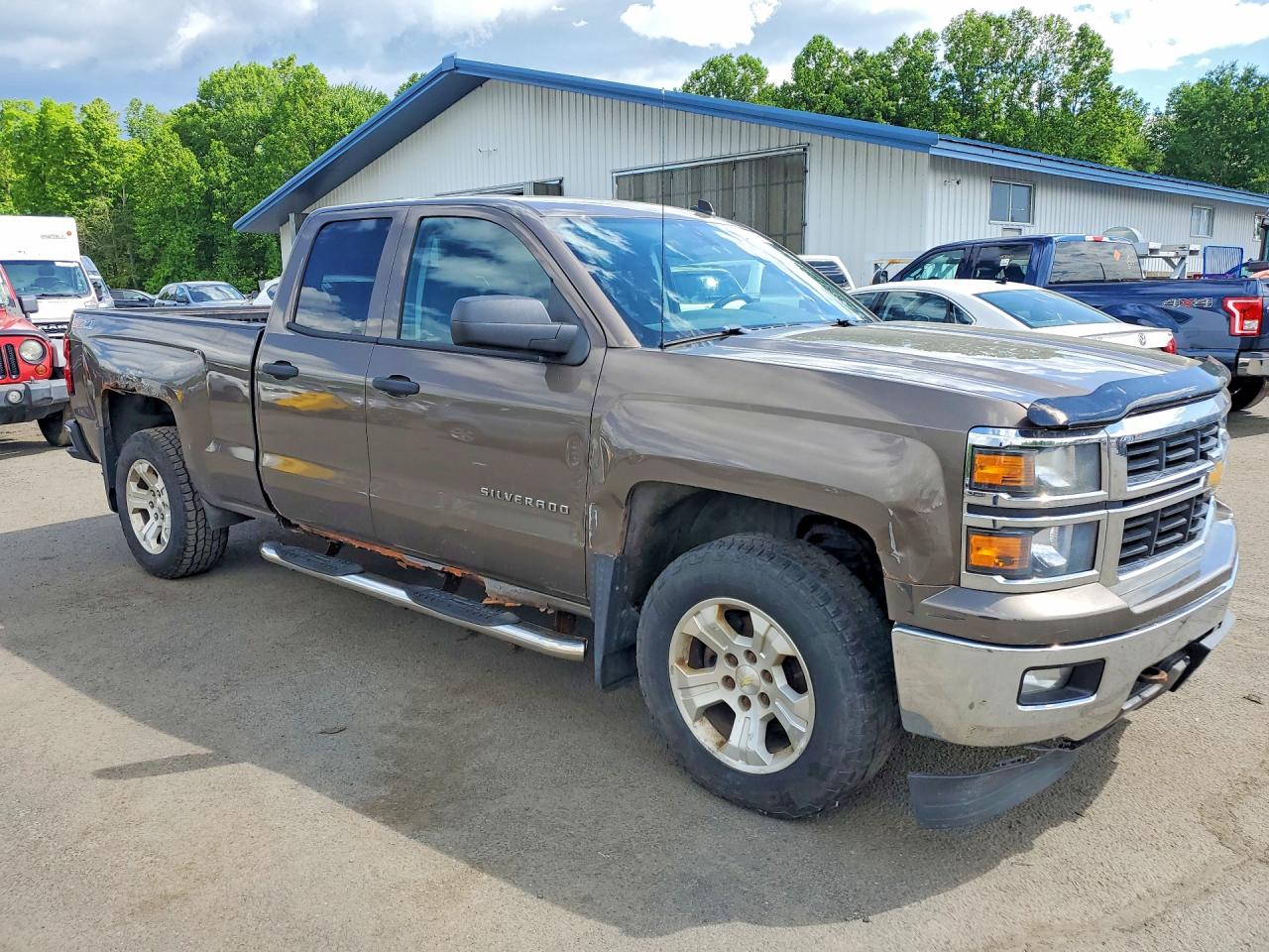 2014 Chevrolet Silverado K1500 Lt Brown vin: 1GCVKREHXEZ207484