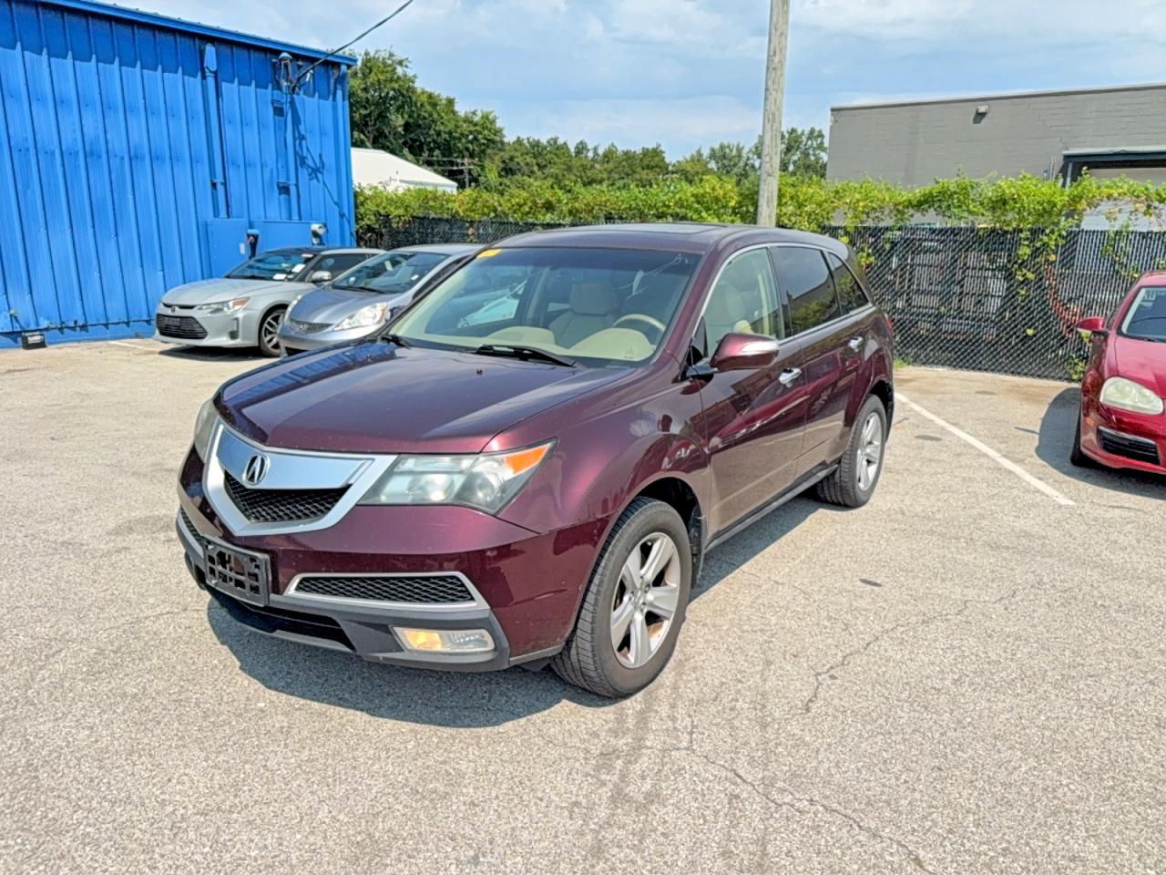 2010 Acura Mdx Technology Burgundy vin: 2HNYD2H64AH532127