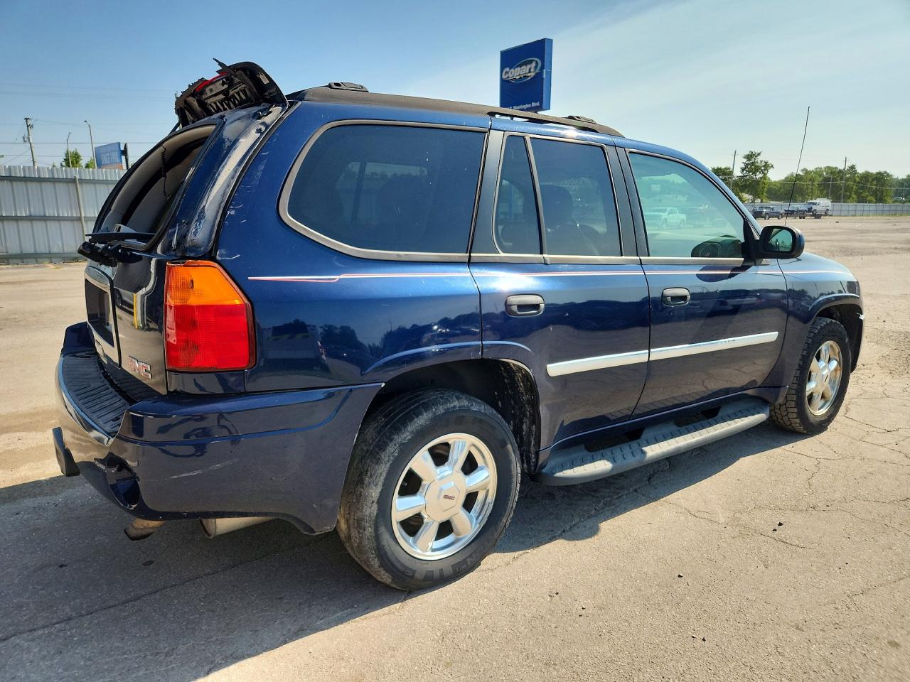 2007 Gmc Envoy Sle Blue vin: 1GKDT13S572281176