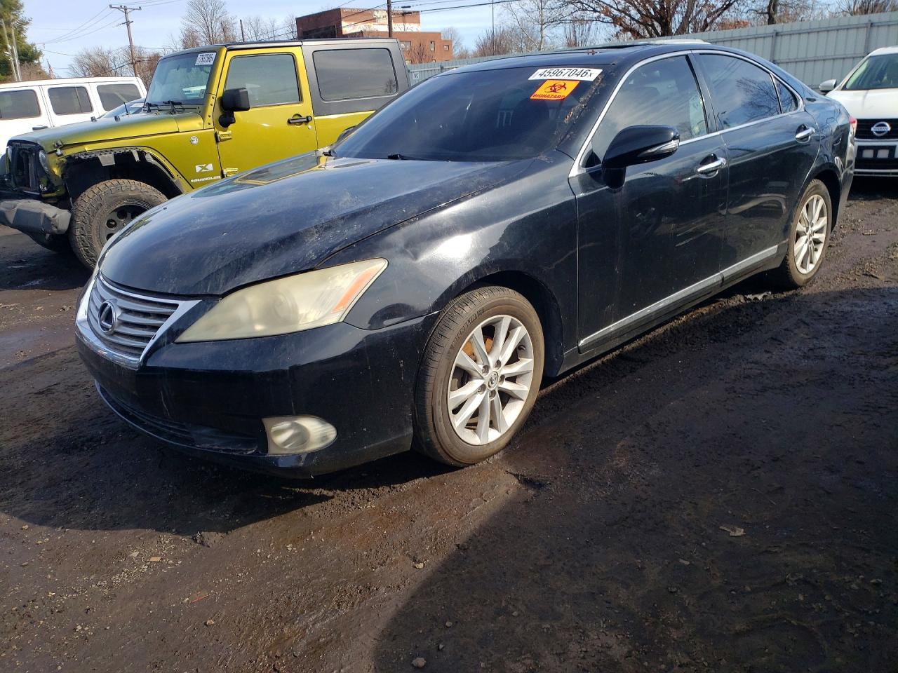 2010 Lexus Es 350 Base Black vin: JTHBK1EG2A2365282