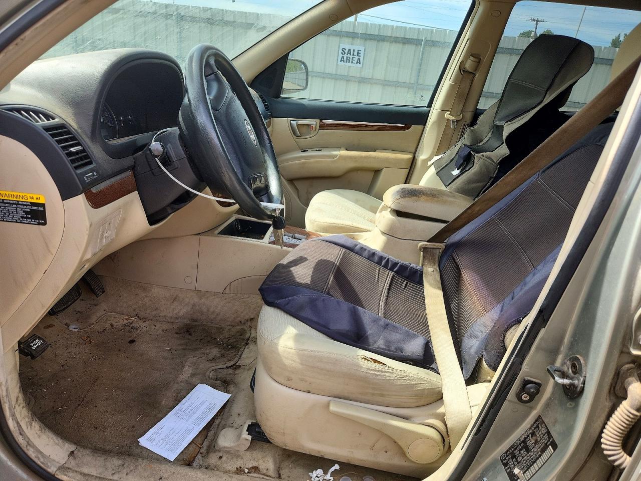 2007 Hyundai Santa Fe Gls Tan vin: 5NMSG13D37H071874