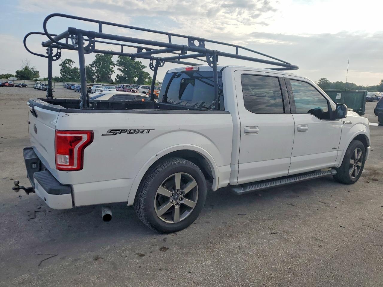 2015 Ford F150 Supercrew White vin: 1FTEW1CP3FFA96599