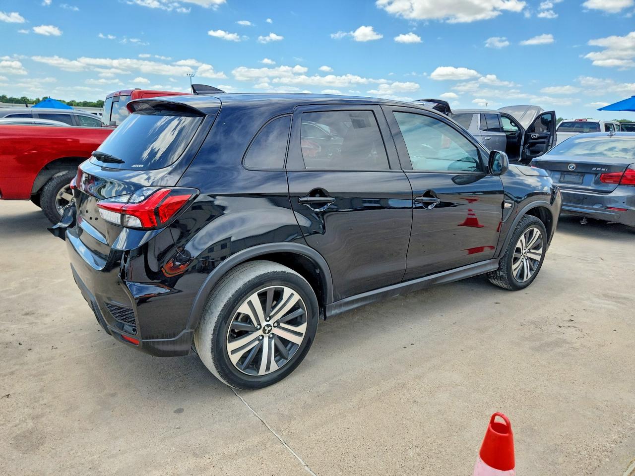2024 Mitsubishi Outlander Sport S Black vin: JA4ARUAUXRU012594