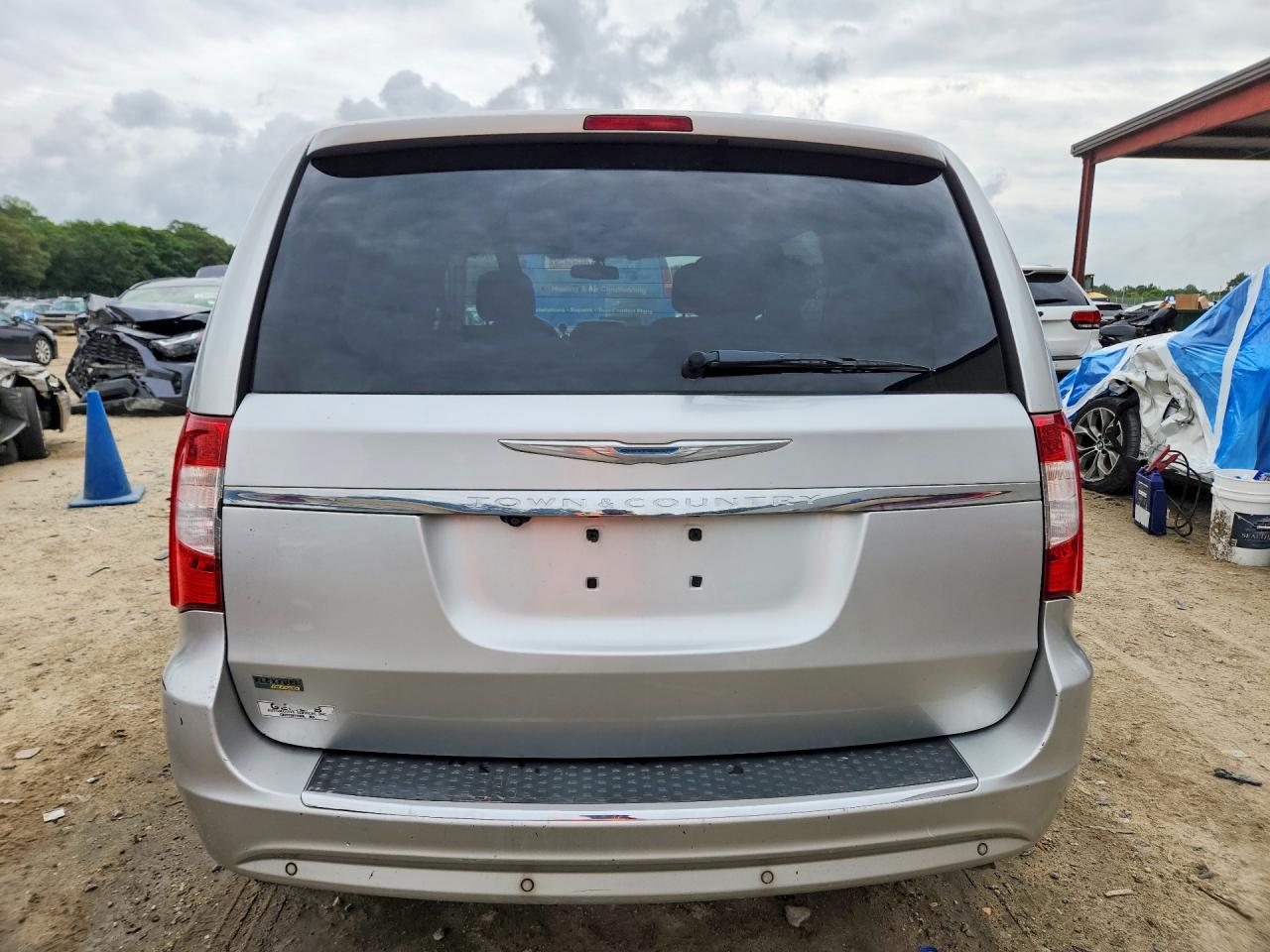 2011 Chrysler Town & Country Touring Серебряный vin: 2A4RR5DG8BR768359