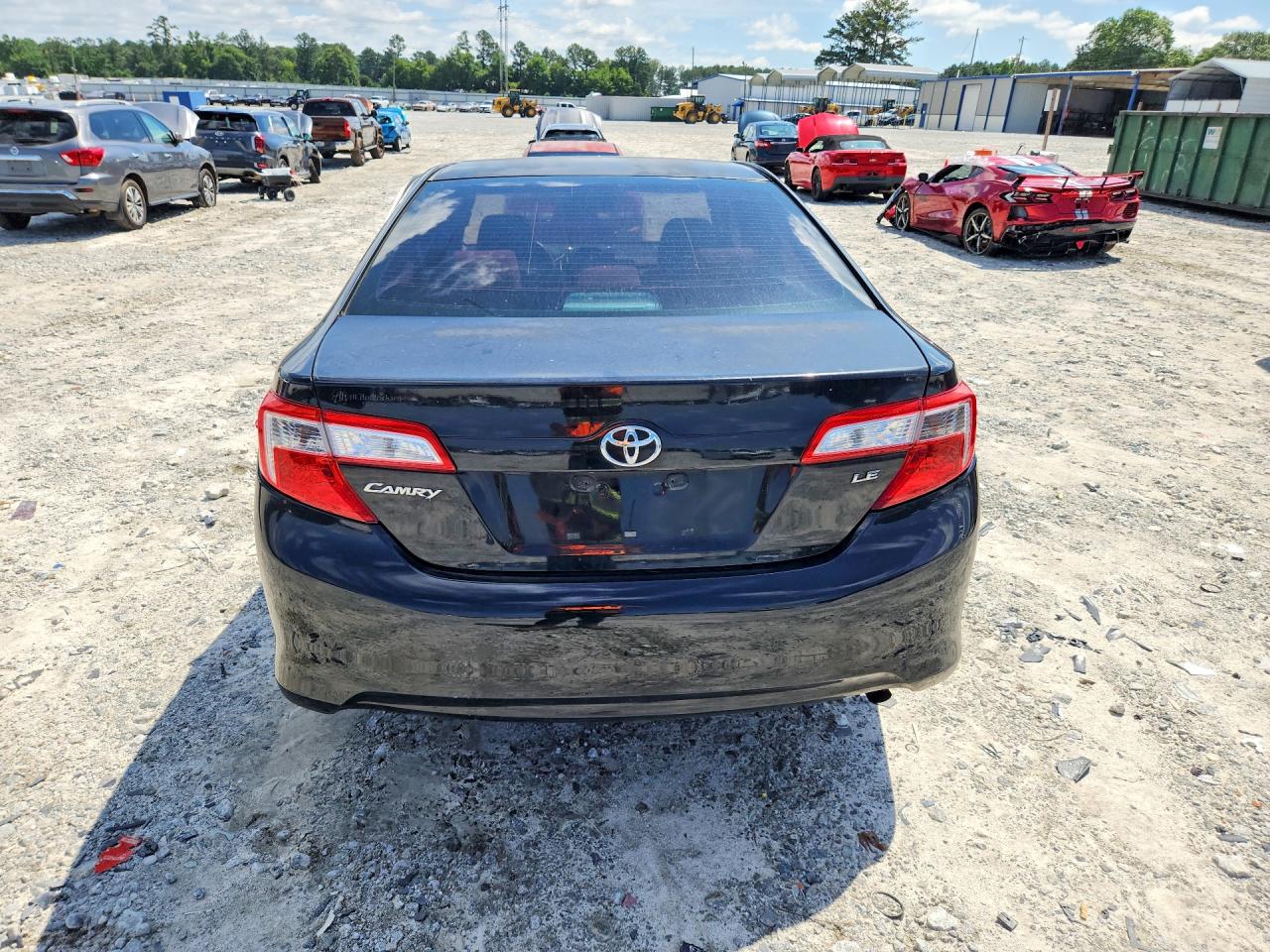 2012 Toyota Camry Le Black vin: 4T1BF1FK2CU055435