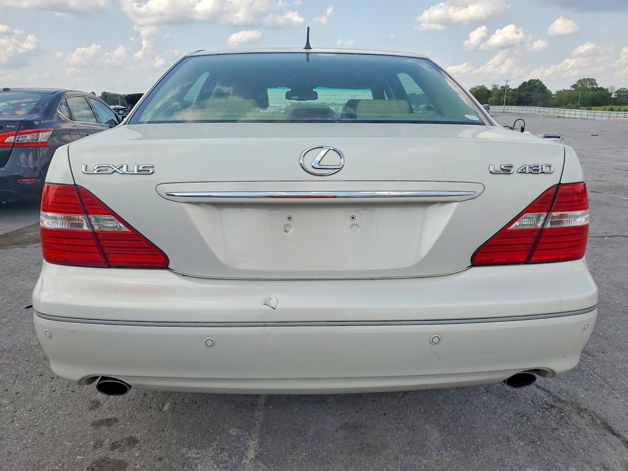 2006 Lexus Ls 430 White vin: JTHBN36F065050754