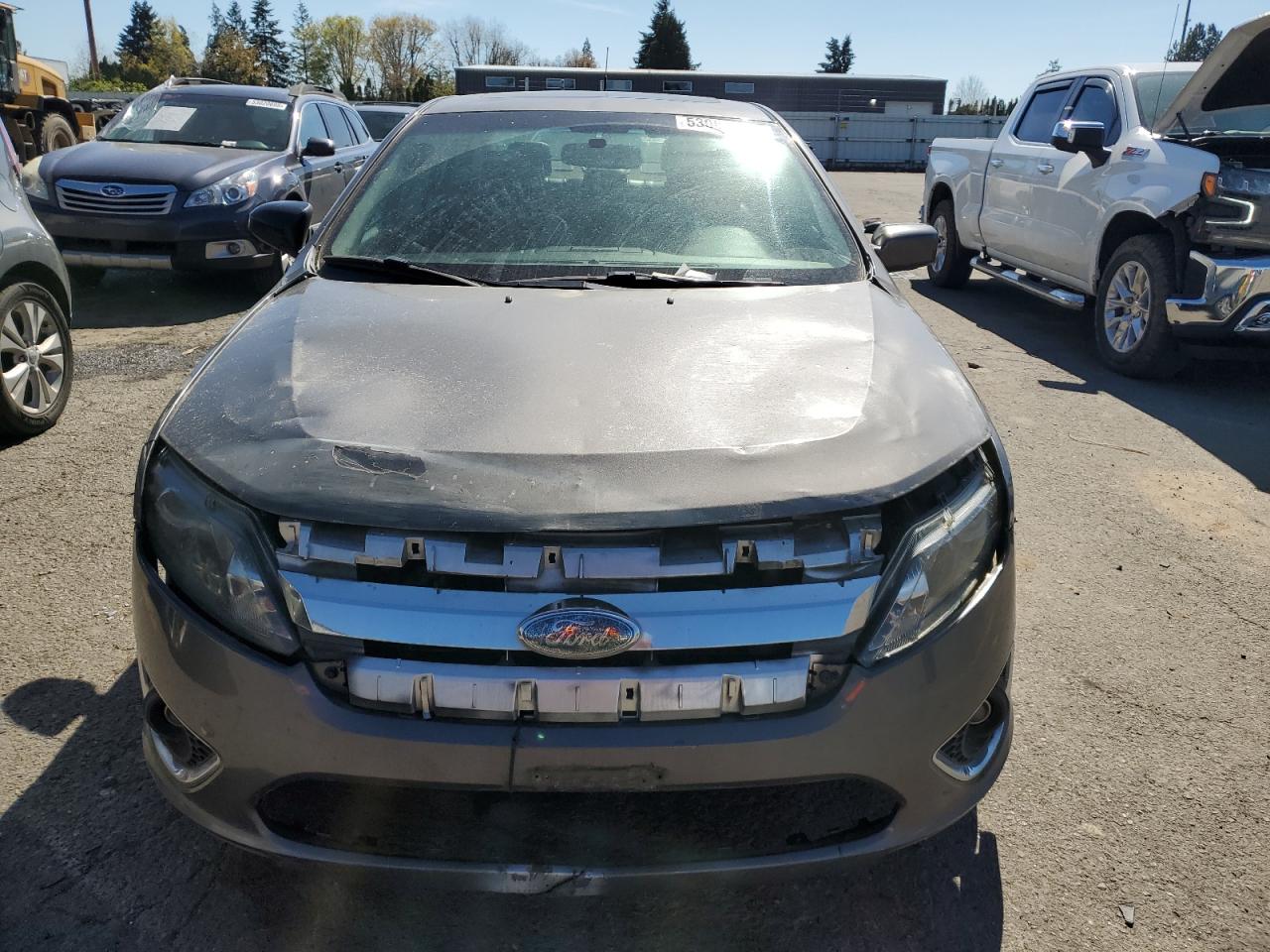 2012 Ford Fusion Sel Серый vin: 3FAHP0JG9CR398362