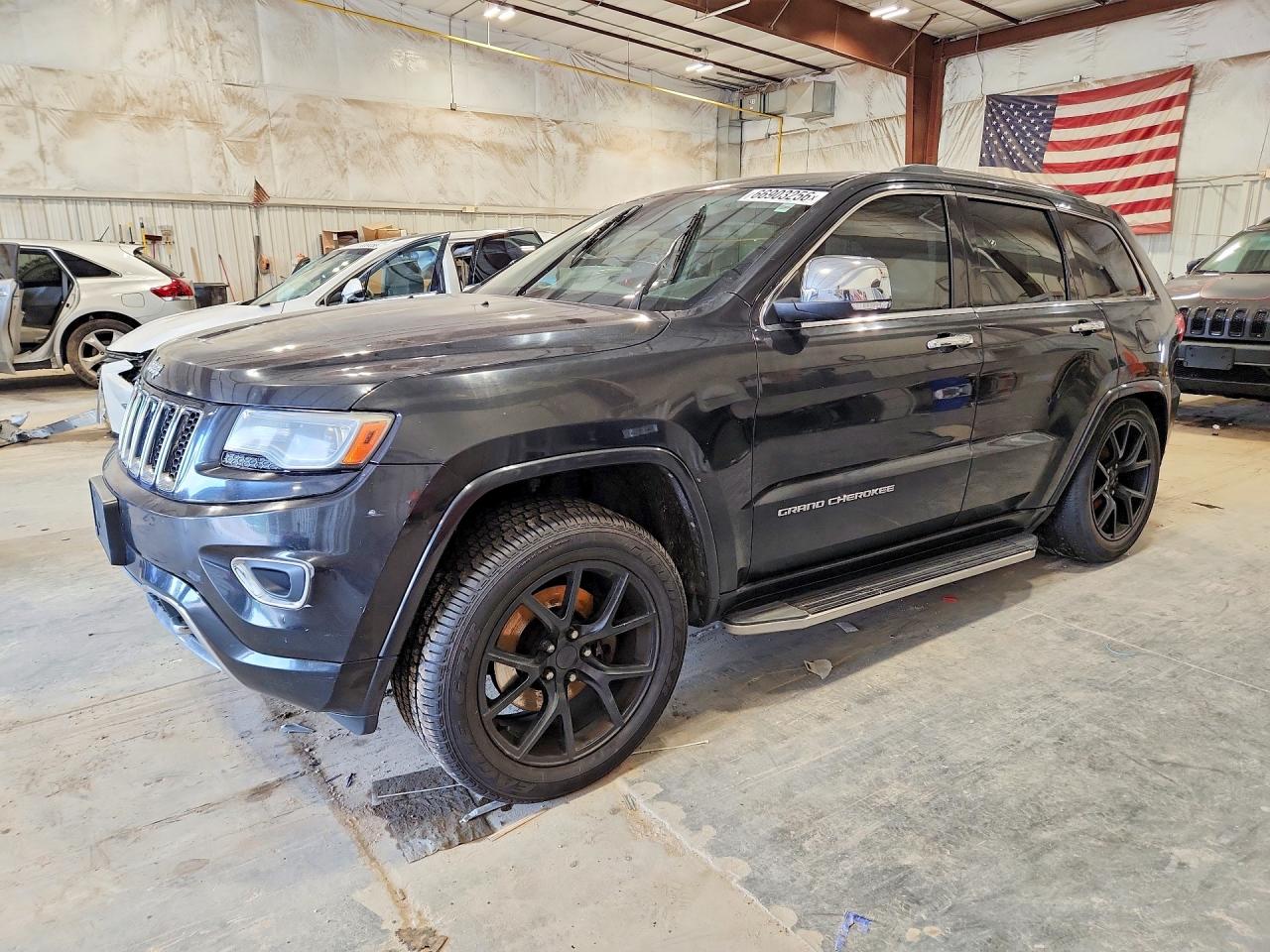 2014 Jeep Grand Cherokee Overland Black vin: 1C4RJFCT7EC105590