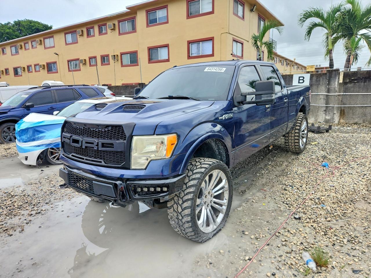 2011 Ford F150 Supercrew Синий vin: 1FTFW1EF1BFB60044