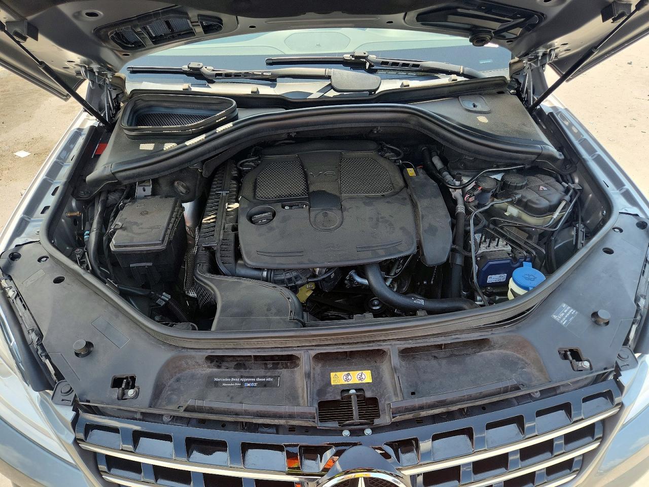 2015 Mercedes-benz Ml 350 Gray vin: 4JGDA5JB2FA618592