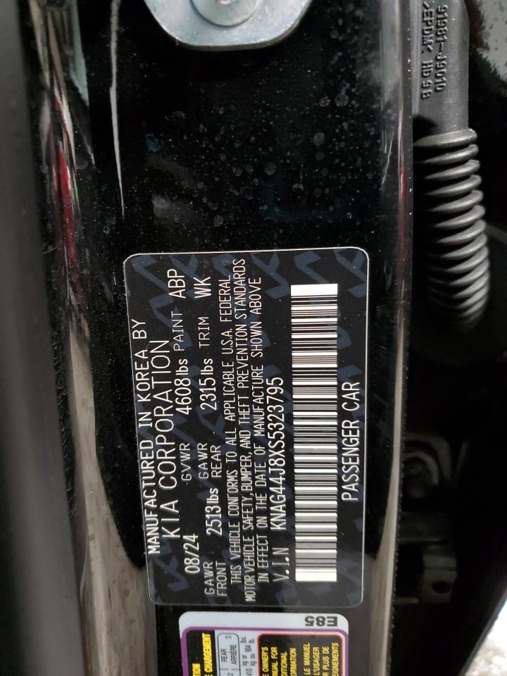 2025 Kia K5 Gt Black vin: KNAG44J8XS5323795