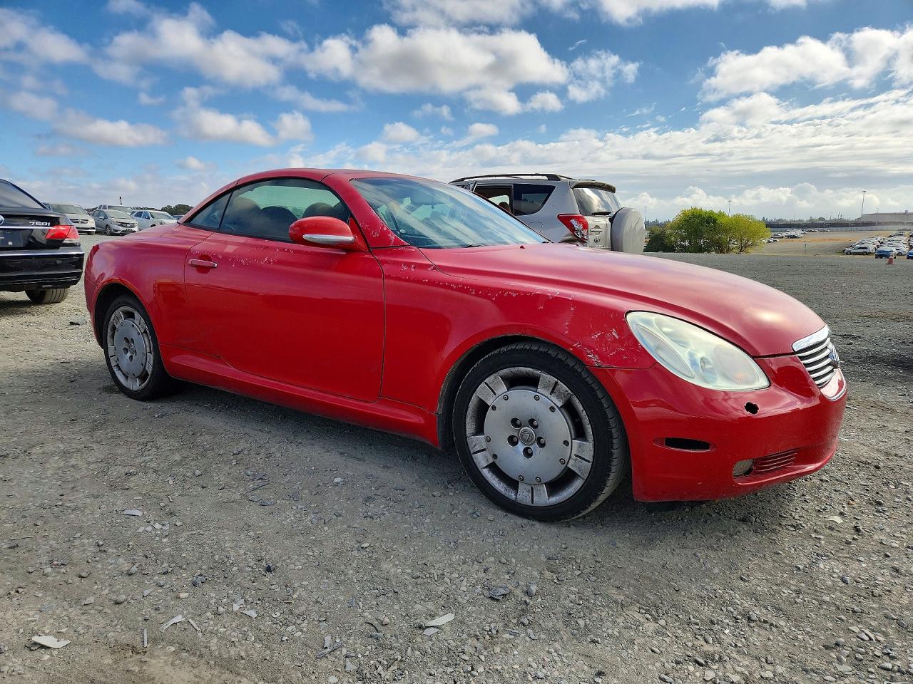 2002 Lexus Sc 430 Red vin: JTHFN48YX20010629