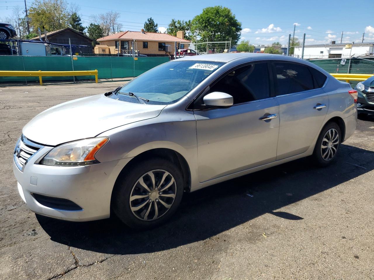 2014 Nissan Sentra Sv Silver vin: 3N1AB7AP3EY261738