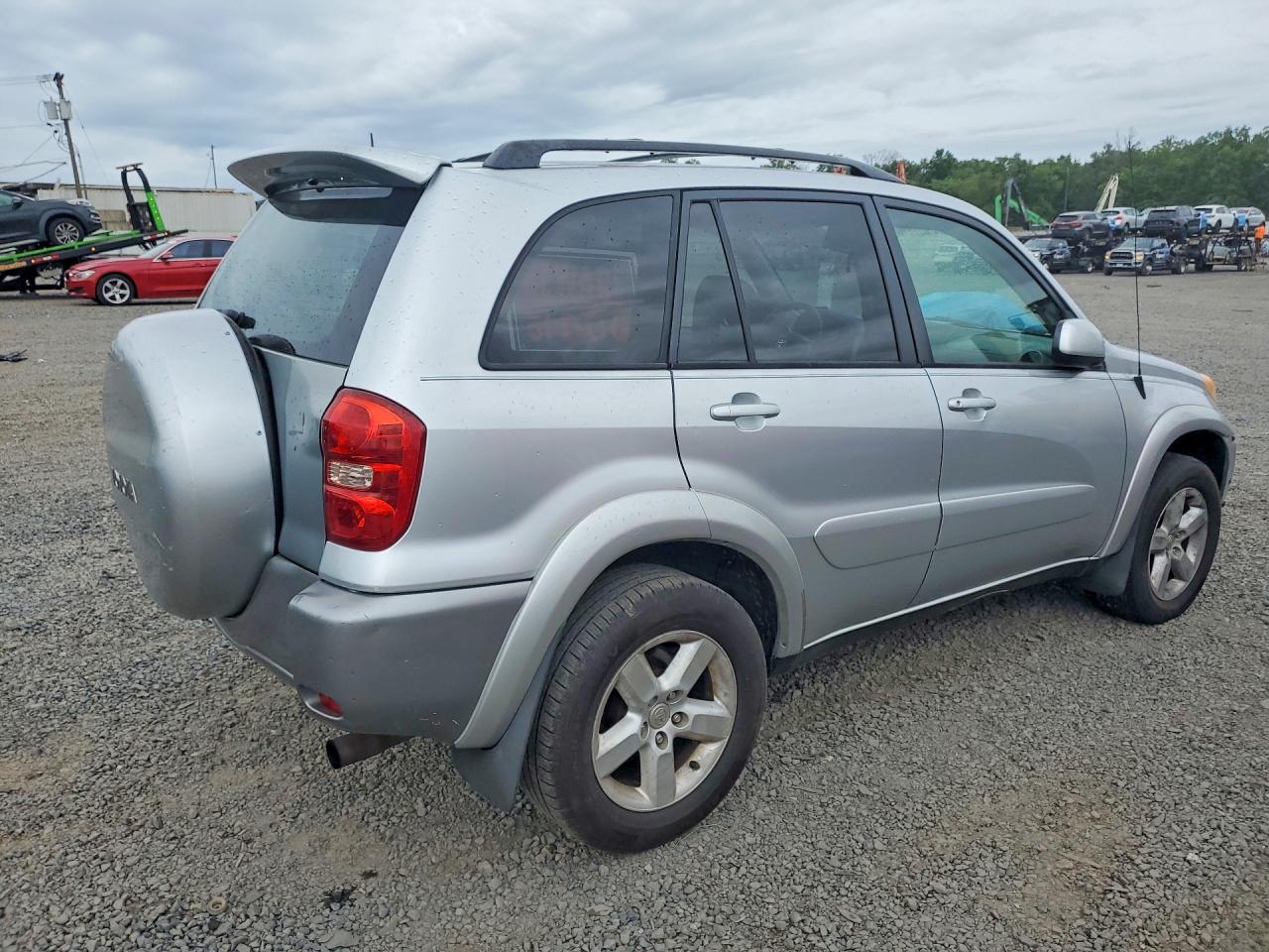 2005 Toyota Rav4 Base Silver vin: JTEHD20V156028954