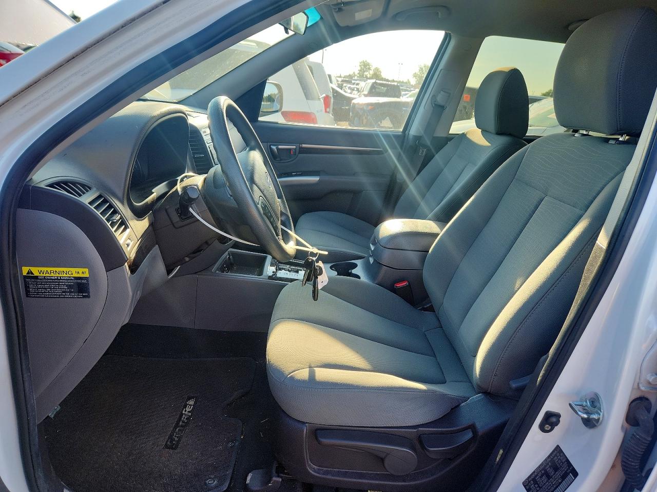 2010 Hyundai Santa Fe Gls White vin: 5NMSGDAB6AH351461