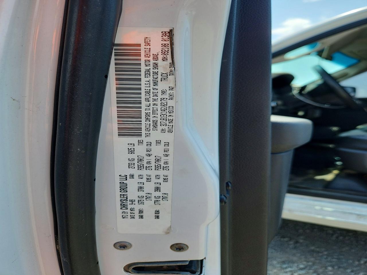 2010 Dodge Ram 1500 White vin: 3D7JB1EK1AG102179