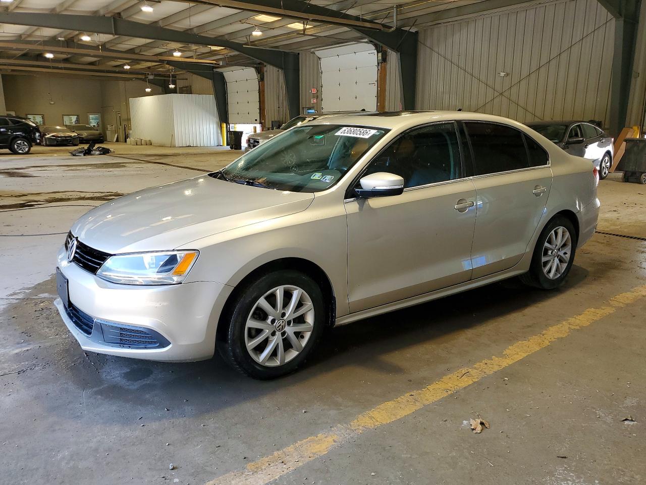 2014 Volkswagen Jetta Se Gray vin: 3VWD17AJ5EM235106