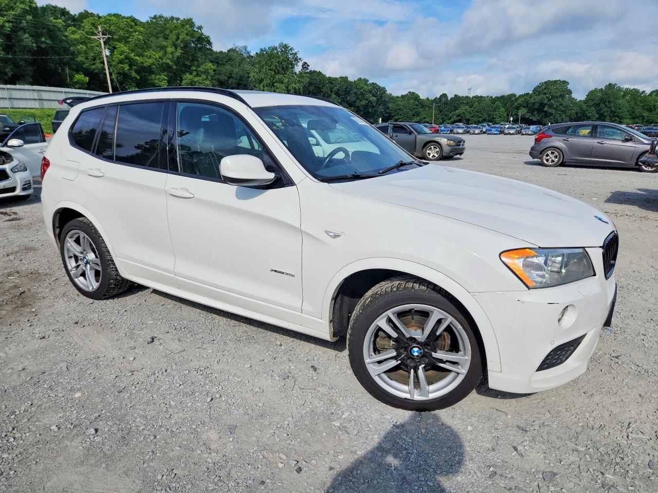 2014 Bmw X3 Xdrive35i Белый vin: 5UXWX7C59E0E81638