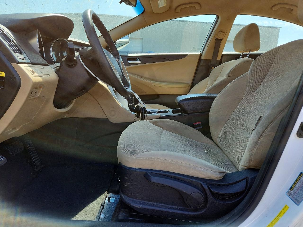 2013 Hyundai Sonata Gls White vin: 5NPEB4ACXDH759795