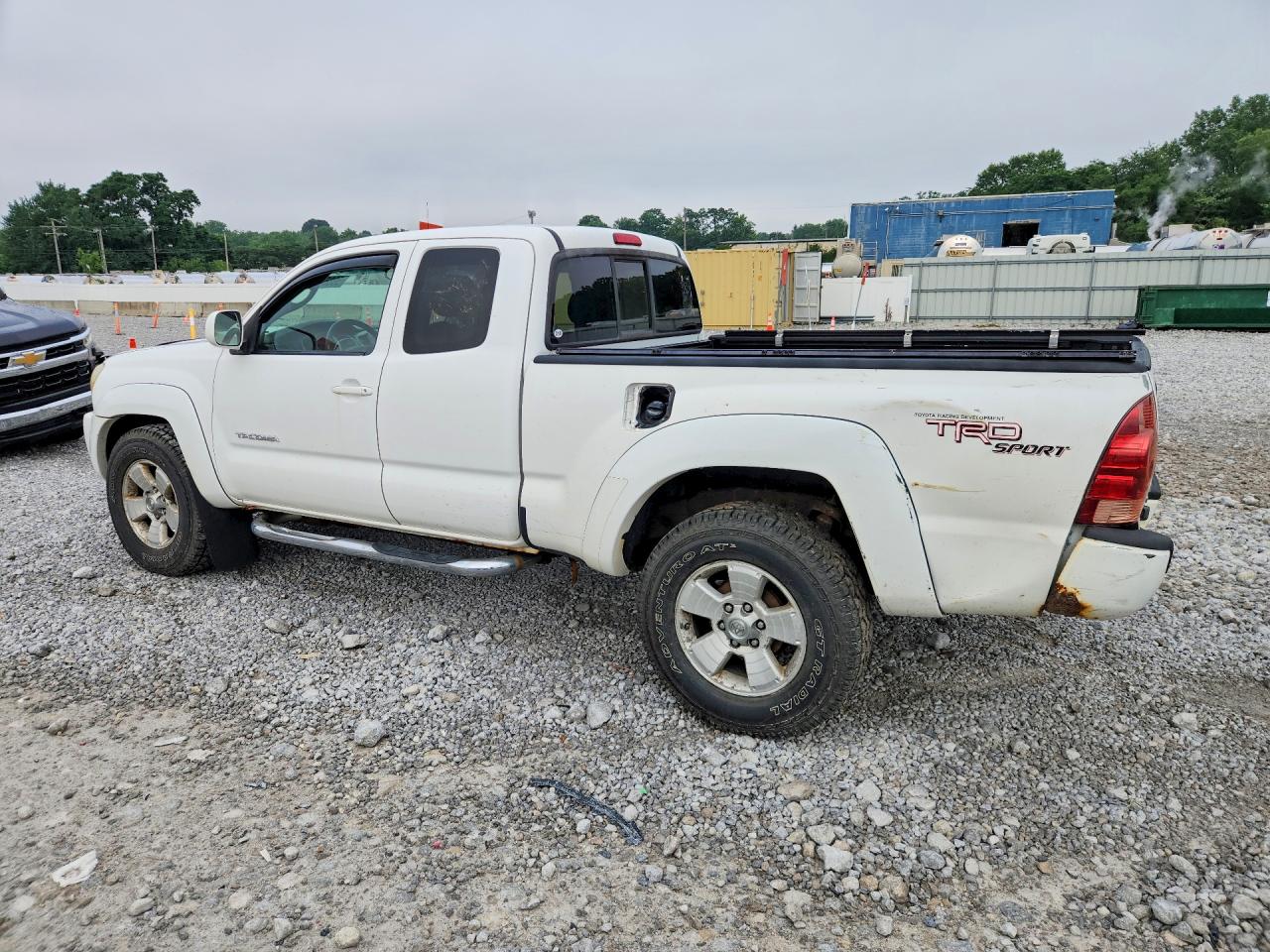 2007 Toyota Tacoma Access Cab Белый vin: 5TEUU42N77Z351374