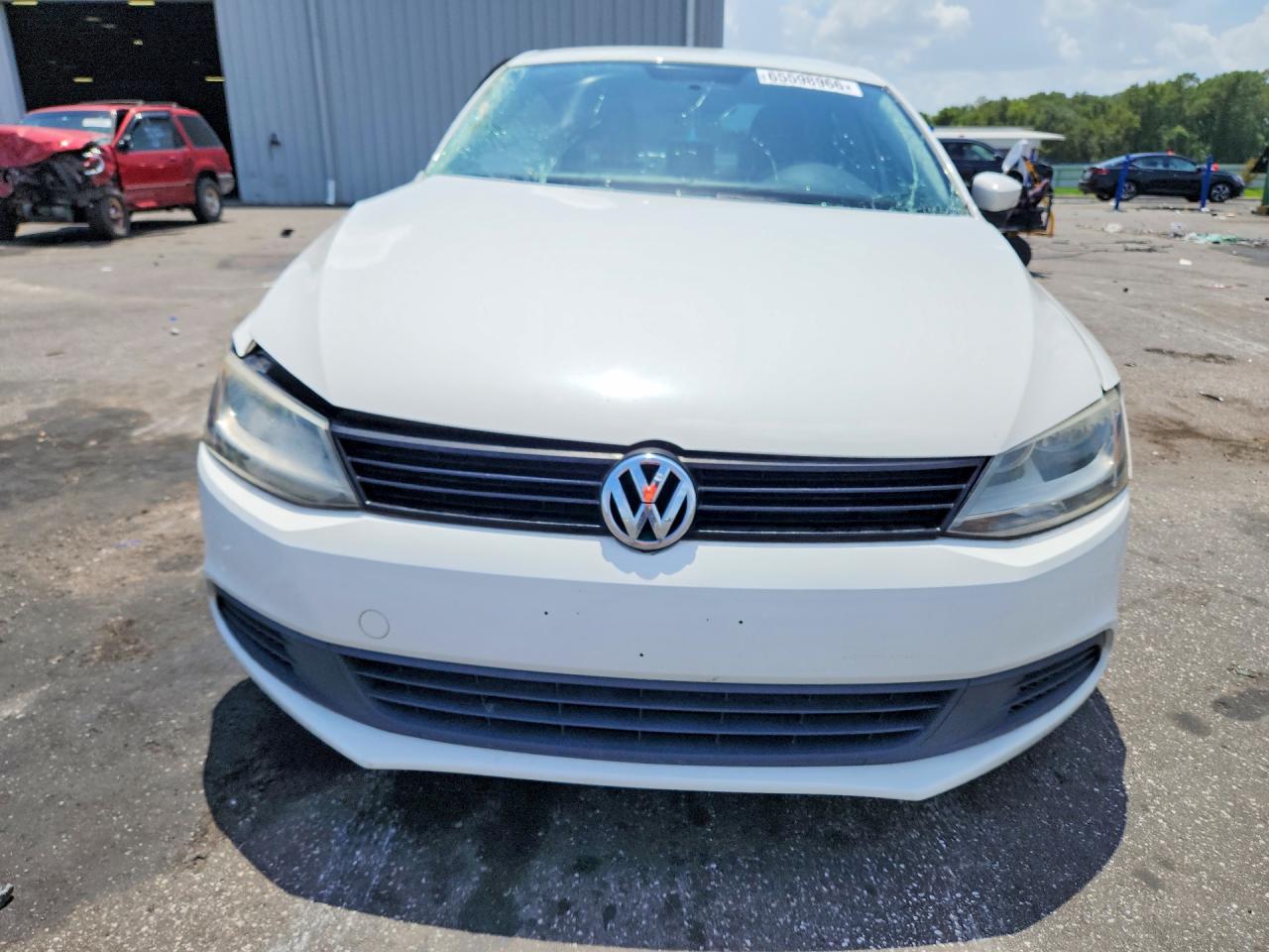 2012 Volkswagen Jetta Se White vin: 3VWDP7AJ4CM076767