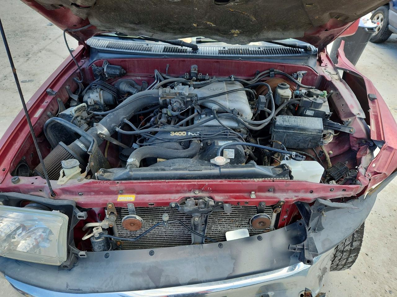 2000 Toyota 4runner Sr5 Maroon vin: JT3HN86R7Y0303379
