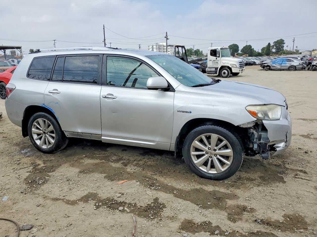 2008 Toyota Highlander Hybrid Limited Silver vin: JTEEW44A982010424