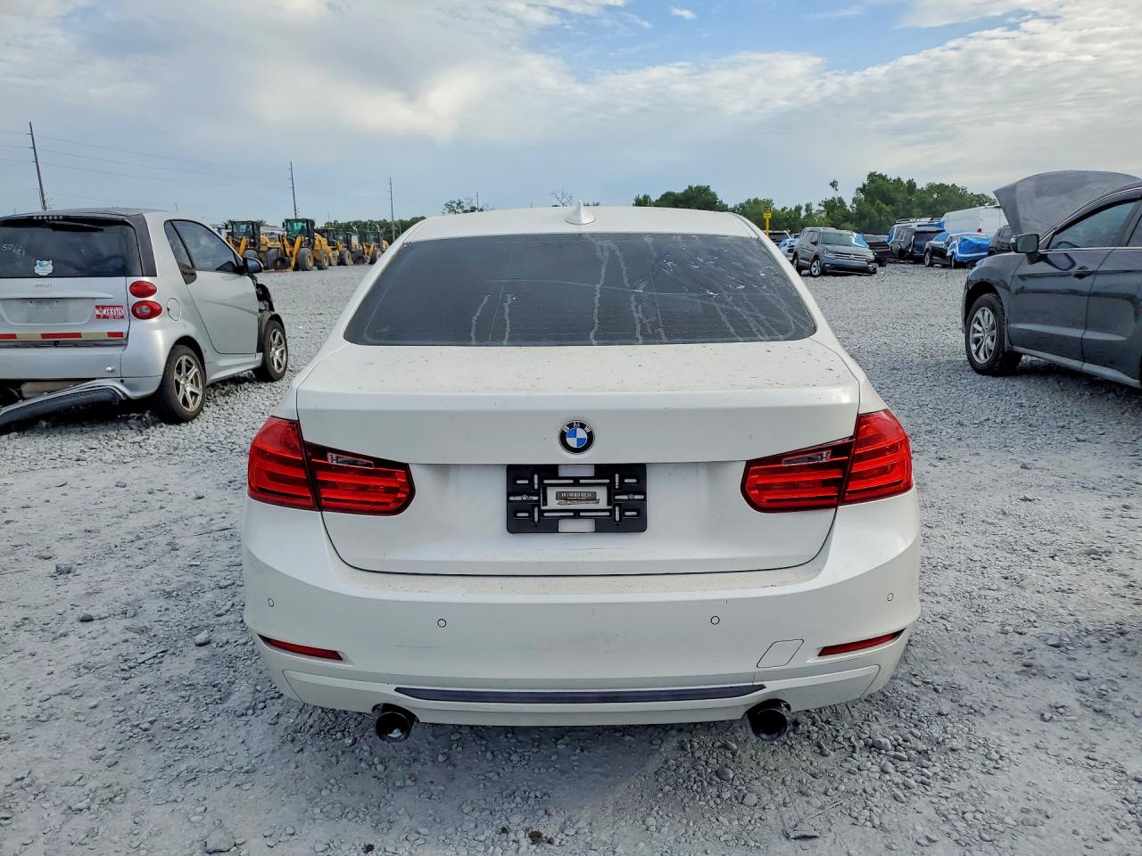 2013 Bmw Activehybrid 3 White vin: WBA3F9C57DF145365