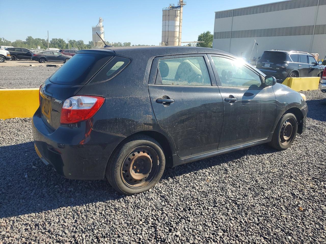 2010 Toyota Matrix Base Black vin: 2T1KU4EE2AC346423