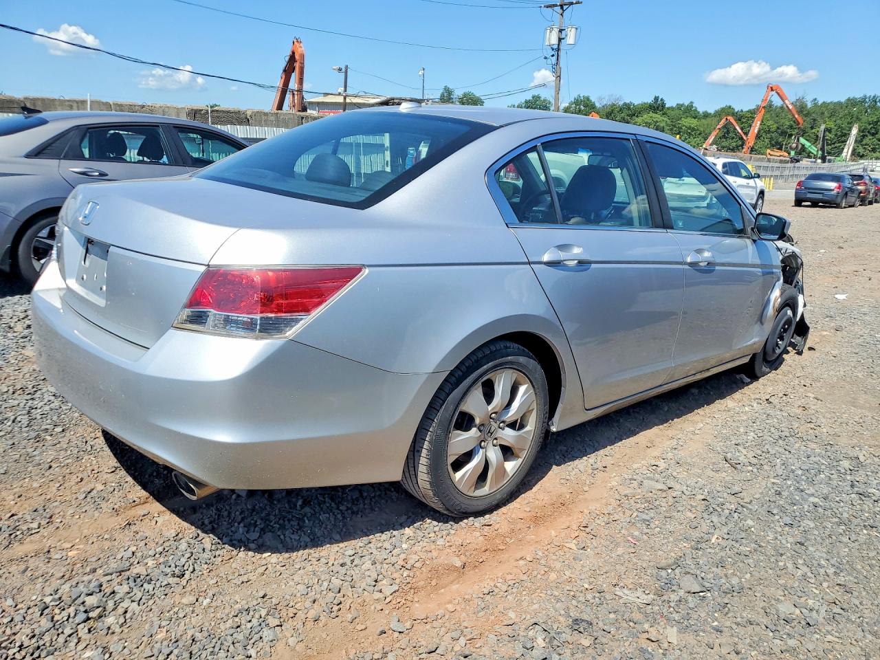 2008 Honda Accord Exl Silver vin: 1HGCP26898A014259