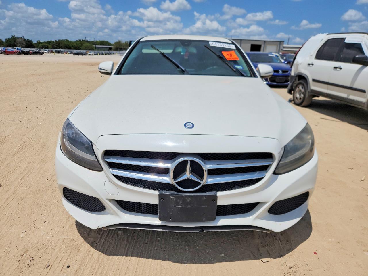 2015 Mercedes-benz C 300 4matic White vin: 55SWF4KB4FU032098