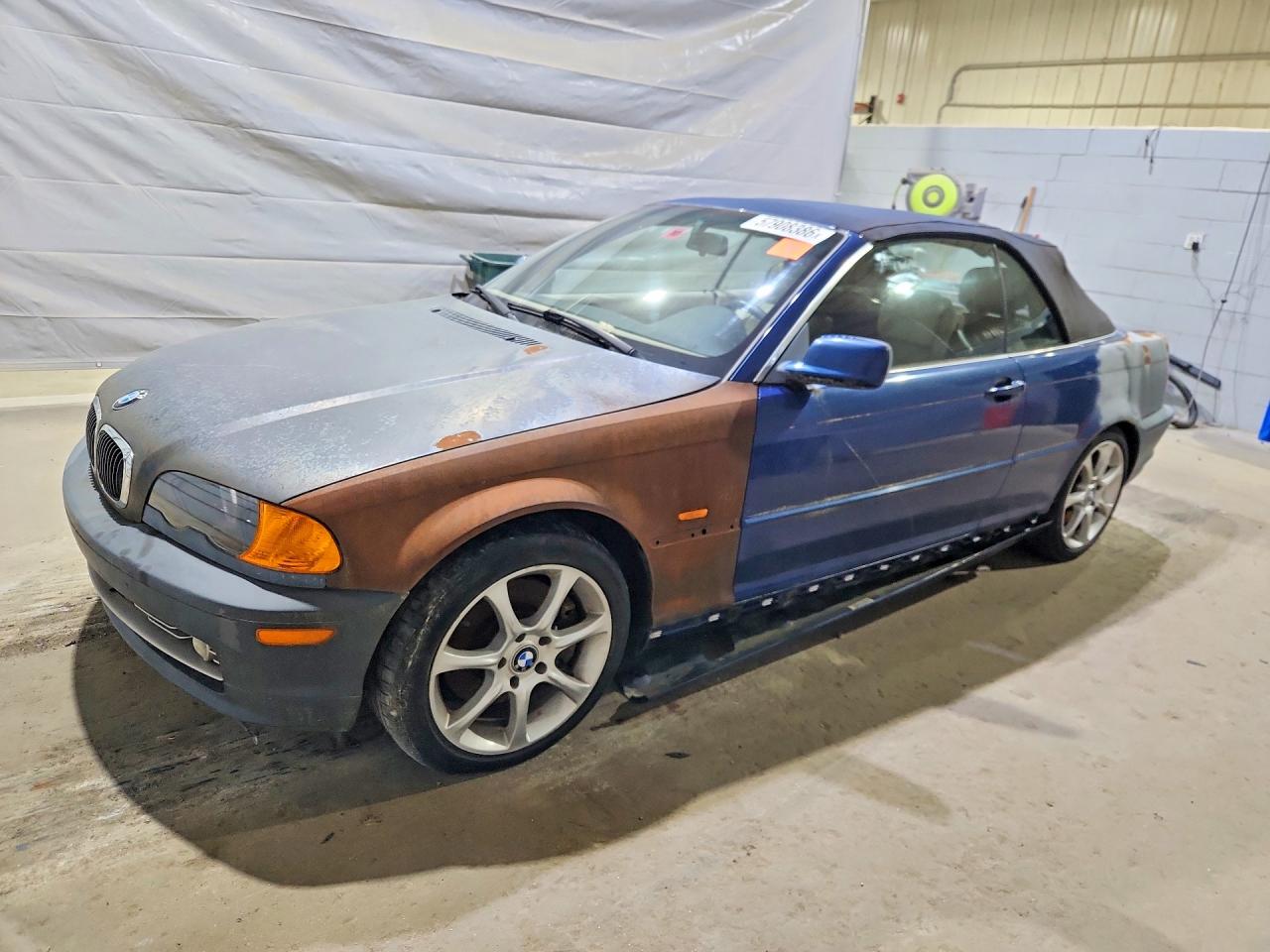 2001 Bmw 330 Ci Charcoal vin: WBABS53481EV87922
