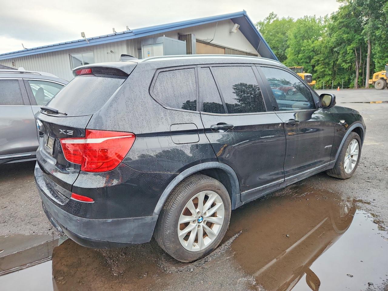 2013 Bmw X3 Xdrive28i Black vin: 5UXWX9C53D0A11177