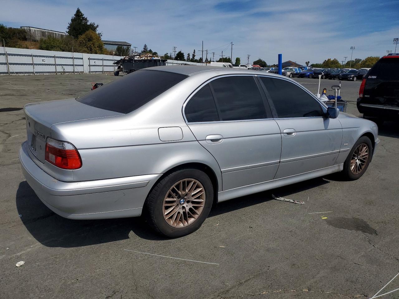 2003 Bmw 530 I Automatic Silver vin: WBADT63423CK31086