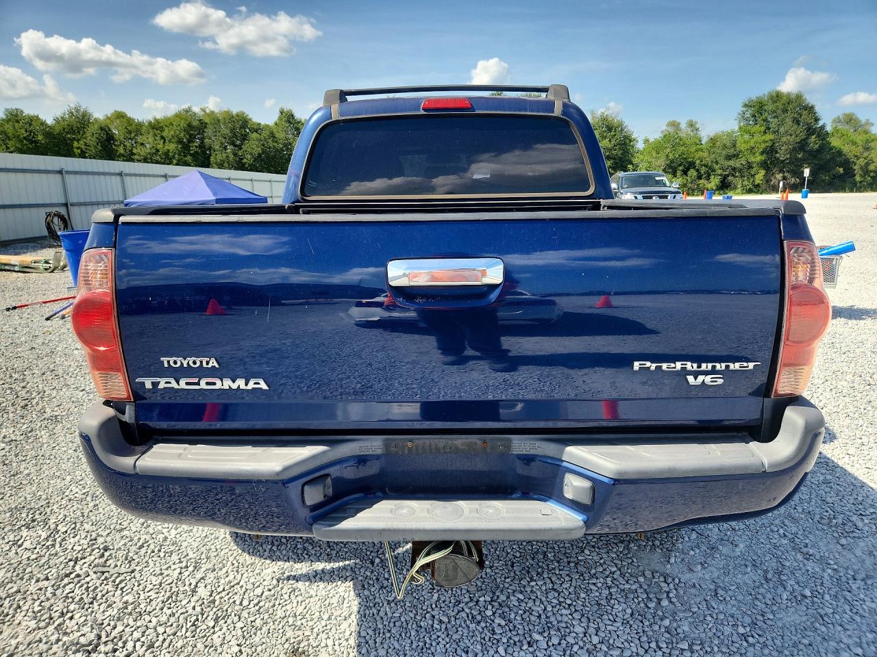 2007 Toyota Tacoma Double Cab Prerunner Blue vin: 3TMJU62N07M047539