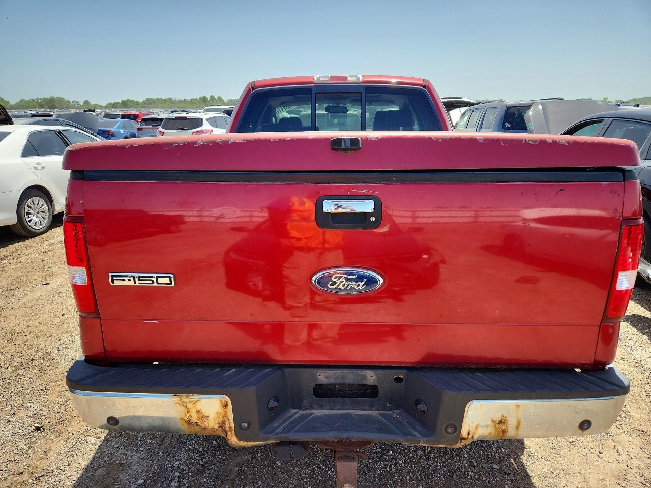 2008 Ford F150 Red vin: 1FTPX14V28FB15066