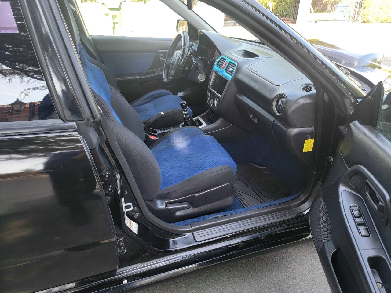 2004 Subaru Impreza Wrx Sti Black vin: JF1GD70694L521776