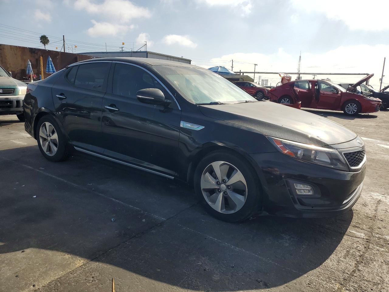 2015 Kia Optima Hybrid Черный vin: KNAGN4AD4F5080680