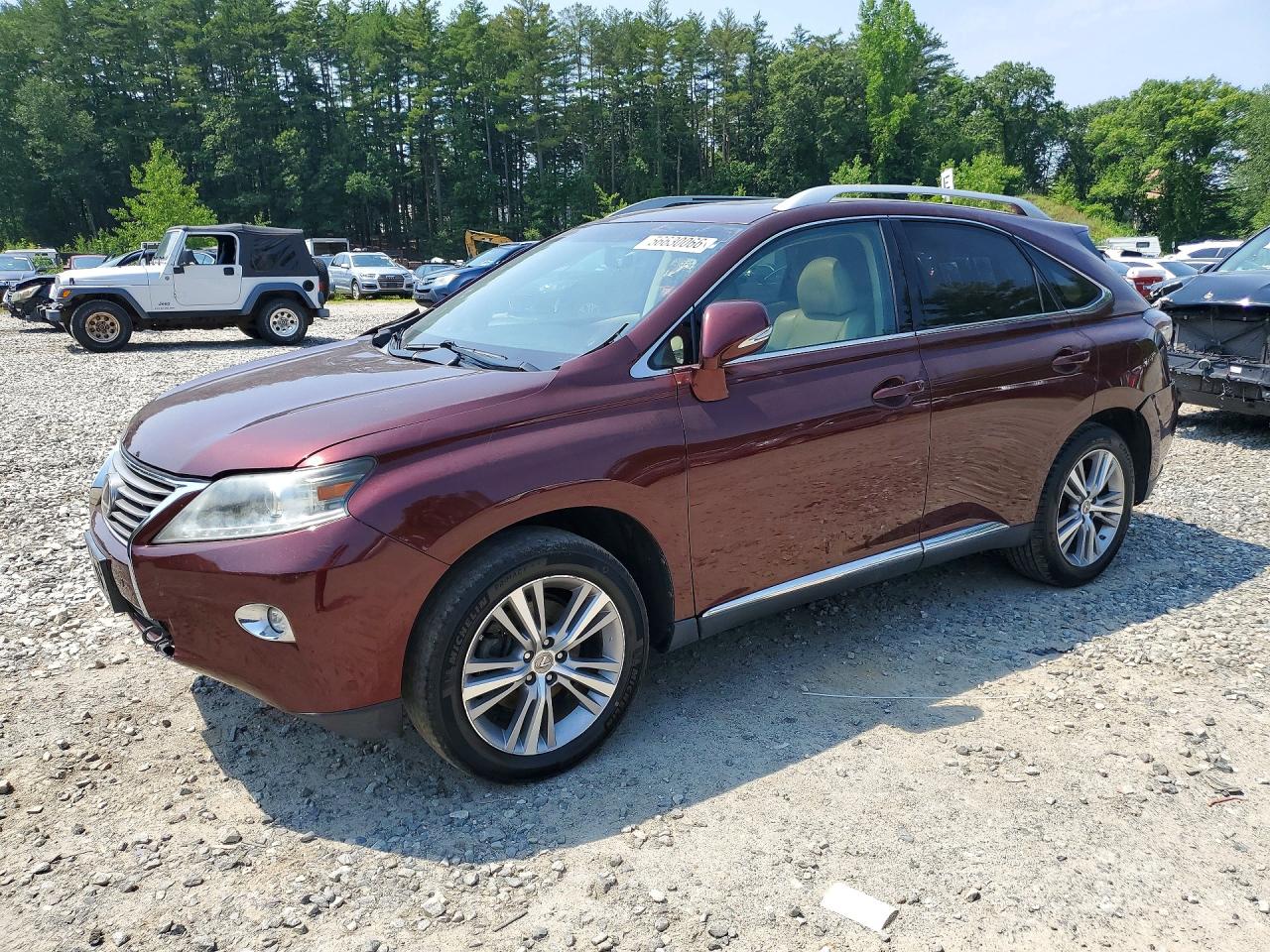 2015 Lexus Rx 350 Base Burgundy vin: 2T2BK1BA5FC265313