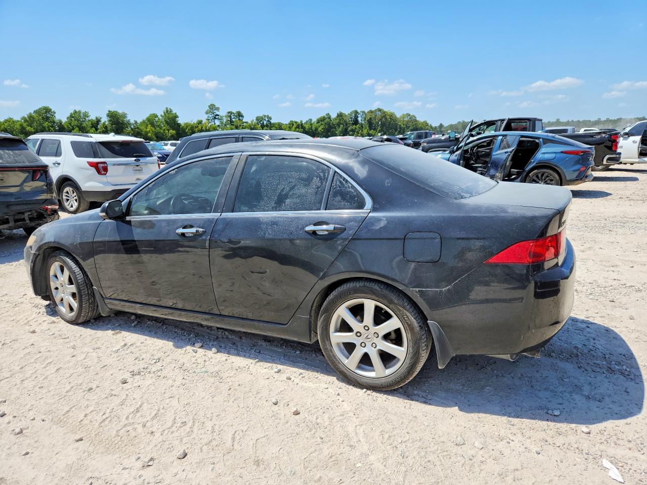 2005 Acura Tsx Черный vin: JH4CL96925C010001