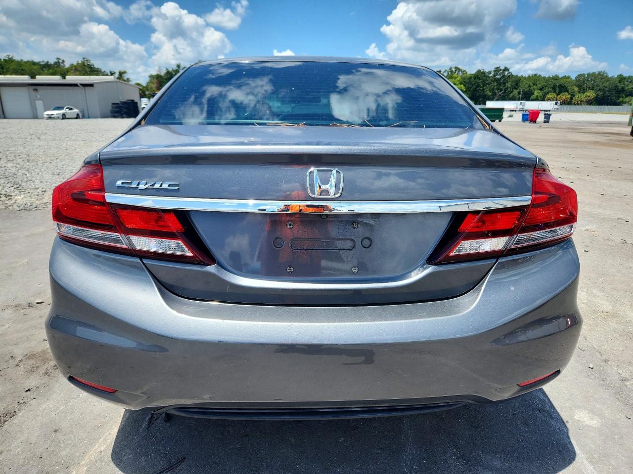 2013 Honda Civic Lx Gray vin: 19XFB2F58DE094595