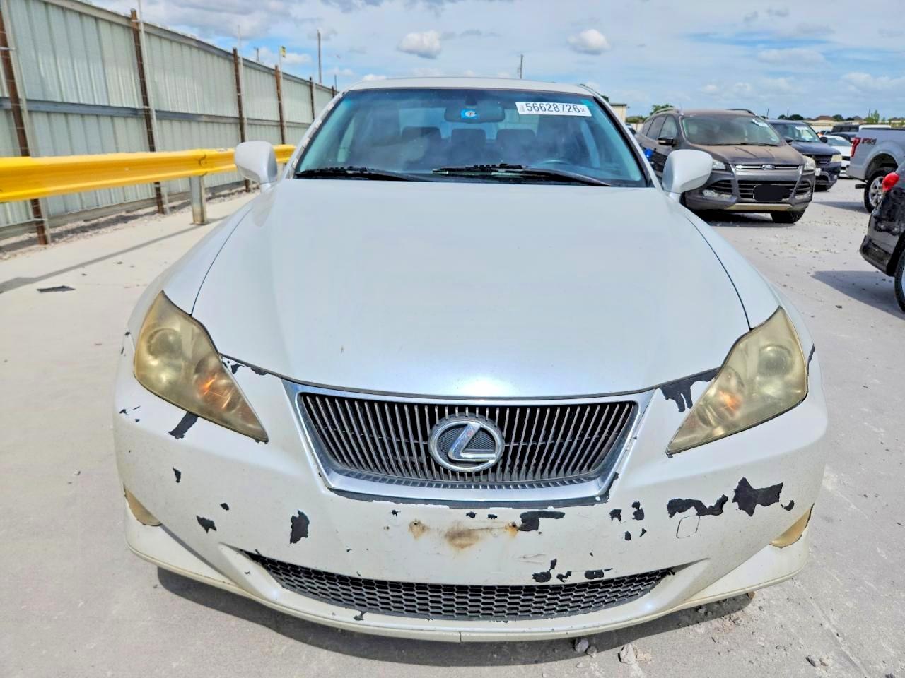 2008 Lexus Is 250 White vin: JTHCK262185016359