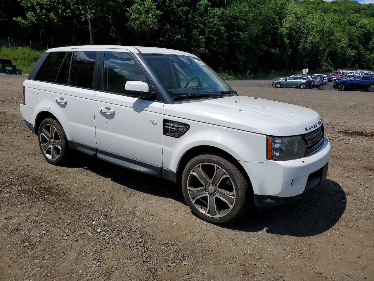 2012 Land Rover Range Rover Sport Hse Luxury Белый vin: SALSK2D40CA751537