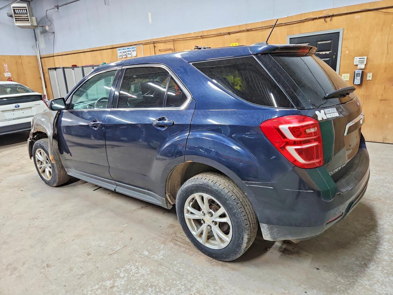 2017 Chevrolet Equinox Ls Синий vin: 2GNFLEEK0H6323029